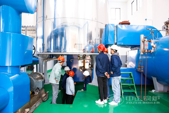 800萬大卡YQL系列燃?xì)饬⑹綄?dǎo)熱油鍋爐項(xiàng)目